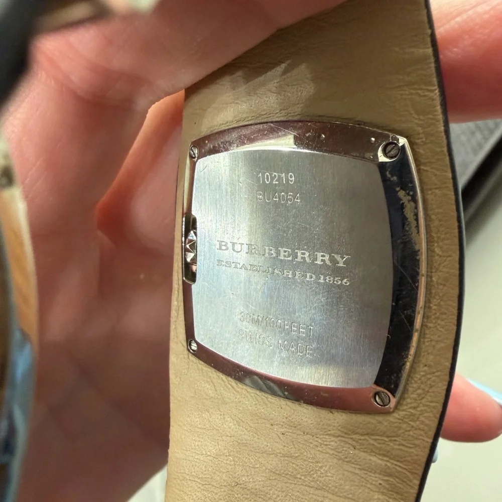 Burberry Black and Silver Studded Timepiece - Picture 4 of 5